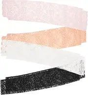 [YARNOW] Summer Arm Cover Neat Sewing High Elasticity Comfortable for Women Protective Sleeves for Gardening Driving Decorative Lace