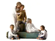 Willow Tree Family You & Me (Dark) Caring Thoughtful Spirited Child (Dark) Susan Lordi