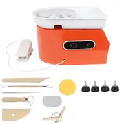 1200W 25cm Electric Pottery Wheel Machine Ceramic Work Ceramics Clay Foot Pedal