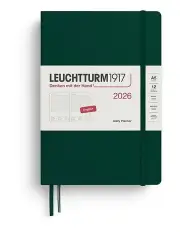 [LEUCHTTURM1917] Daily Planner Medium (A5) 2026 Notebook