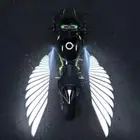 Smart Ghost Angel Wings 2 Pieces Motorcycle LED Underbody Laser Light Projector