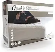 Conni Micro-Plush Waterproof Fitted Sheet, Soft and Luxurious, Breathable and Quiet, White, King Single 107cm x 203cm