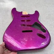 Guitar Body Stratocaster SSS alder wood glisten purple 4.41 LBS
