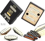 Alnico 5 Vintage Single Coil Pickups SSS Set for St ocaster Electric Guitar Aged White Black G97 60S