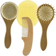 ASAKKURA 1 Set Wool Brush Set Cleaner Hair Styler Dryer Detangler Products Infants Newborn Portable Machine Scrubber Hair Clipper Vacuum Suits for Boys Brush
