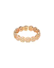 Suzy Levian Silver CZ Stackable Ring