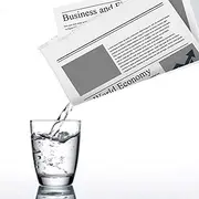 MilesMagic Magician's Appearing and Disappearing Liquid from Newspaper Gimmick Prop Magic Trick