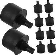 JECOMPRIS 10pcs Rubber Grommets for Engine Cover and Car Hood Bumper Guards and Cushions Compatible Land Easy Installation and Collision Prevention