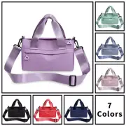 Small Gym Bag Zip Fitness Bag Outdoor ToteBag With Shoulder Strap Crossbody Bag.