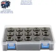 COLLET SET 25 IN BOX -15 PC SET PRECISION QUALITY UNDER 10 MICRONS.01MM 3-17MM