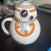 Star Wars BB-8 Ceramic Coffee Mug Cup With Lid Great Condition