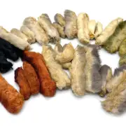 SNOWSHOE RABBIT FEET - Hareline Fly Tying Fur Material - 8 Colors Available NEW!