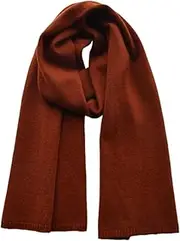 [Fitbitey] Scarf women and men solid color winter warm knitted short thin scarves ladies adults scarf