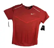 Nike TechKnit Cool Ultra Running Shirt Reflective Red Men’s Size 2XL AJ7615-498