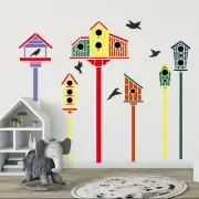 Garden Fence Stencils for Outdoor Large Bird House Stencils Reusable Drawing Ste