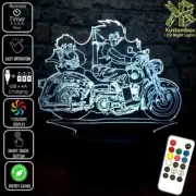 DRAGON BALL Z VEGETA 3D LED Battery USB Night Light 7 Colour Changing Room Lamp