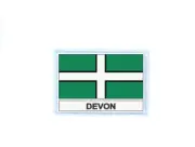 Patch badge iron on glue flag country uk county devon