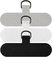 Foweroty 3 Pack Phone Tether - Tab Strap for iPhone, Cell Phone, Replacement Strap (Black+Grey+White)