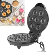 Mini Donut Maker for Kids Breakfast Waffle Sandwich and More Snacks, Portable El