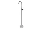 Pentro Round Brushed Nickel Solid Brass Freestanding Mixer