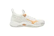 Mizuno Womens Wave Momentum NB Netball Indoor Sports Shoes (Nimbus Cloud/Gold)