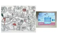 在飛比找Yahoo!奇摩拍賣優惠-美國Modern twist 環保矽膠 兒童彩繪塗鴉水洗餐墊