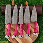 Knife Set Sharp Damascus Steel Professional Chef Cutlery Steak Kitchen Knives