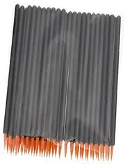 Ipetboom 100pcs Professional Disposable Eyeliner Brush Durable Fiber Hard Tip Applicator for Makeup Artists Easy to Clean for Liquid Eyeliner Application