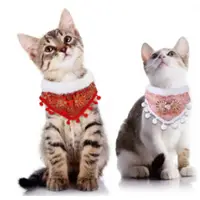 在飛比找蝦皮購物優惠-寵物飾品圍巾pet Scart Cat Scart Dog 
