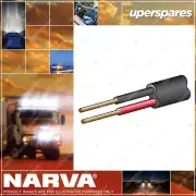 Narva 5A 2.5mm Twin Core Sheathed Cable 30M Red/Black Black Sheath