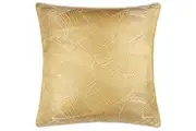 [generic] Seymour Jacquard Embroidered Cushion Cover (Gold) (50cm x 50cm)