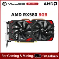 在飛比找蝦皮購物優惠-Mllse 顯卡 amd rx 580 8gb 遊戲 gdd