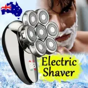 Electric Head Shavers for Bald Men 7D Head Razors w/Nose&Ear Trimmer LED Display
