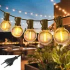 Led Globe String Lights Waterproof Outdoor Patio Eu Us Uk Plug 220v