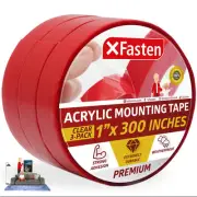 Extreme Double-Sided Acrylic Mounting Tape Removable, 1-Inch x 300-Inch, Pack...