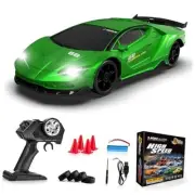 Remote Control Car, 1/24 Scale RC Drift Car, 4WD 15KM/H High Speed RC Cars,