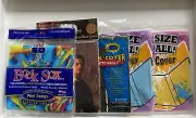 Book Sox Stretchable Book Cover Textbook Cover Lot of 5. Pirates, Unicorns, Camo