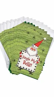New Christmas Cards - Santa Retro Alternative Adult Humor - 10 cards & envelopes