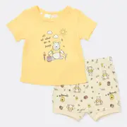 Winnie The Pooh Baby Pyjama Set - Yellow