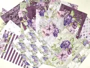 Junk Journal Pages, Scrapbook Papers, Planner & Junk Journal Quotes, Kit #LV723