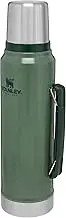 Stanley 6939236347921 Stanley Classic Vacuum Bottle 1L Hammertone Green,