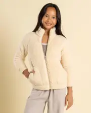 [Roxy] Roxy Girls' Castle On The Hill Jacket in Parchment Size 14 14 Parchment