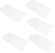 ULTECHNOVO 5Pcs Transparent Water Suit Storage Bags with Zip Opening and Hanging for Dresses Overcoats and Garments Reusable Clothing Cover