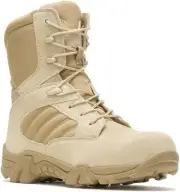 Bates Men's Gx-8 Composite Toe Side Zip Work Boots, Desert, Size 12