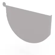 VIC NEW Stratco Smoothline Gutter Stop End Birch