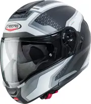 Caberg Levo Sonar Helmet, black-grey-white, Size S Black Grey White