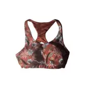 NWT Hollister Gilly Hicks Red Floral Sports Bra Tank Small Athleisure TWEE Soft