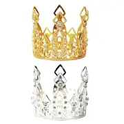 LifeDawn Headband for Women Diamond Crown Decor Headband Birthday Crowns for Wom
