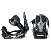 MATRIX PH-03 All-Mountain Adjustable Black Snowboard Bindings, Size: S/M (PH-03)