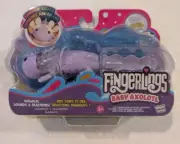 Fingerlings Purple Axolotl Auggie Magical Sounds Reactions "I swim" Robotic Pet